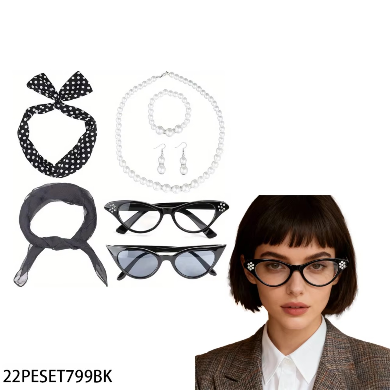 PESENAR 50's Dameskostuumacces - Women'S Accessories In The 1950S recensie en prijs