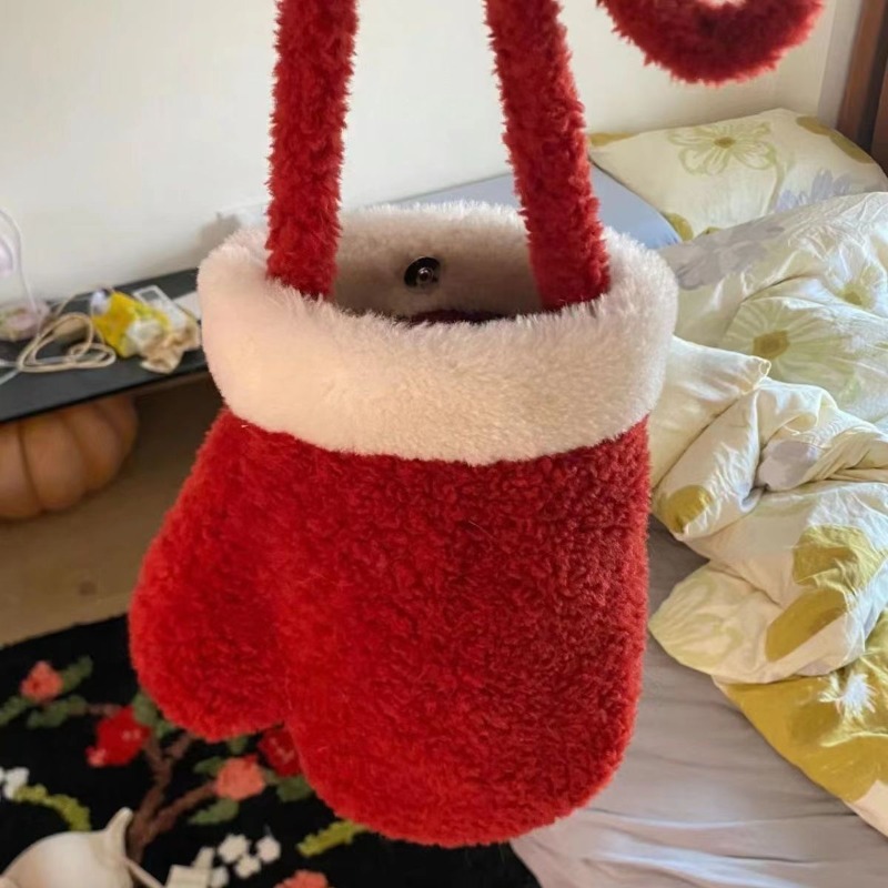 Kerst Rode Tas Cosplay Retro P - Women'S Red Accessories recensie en prijs